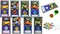 Tiny Mills 36 PACK Monster Truck Cards with Monster Truck Stampers for Valentine's Day Classroom Exchange Favor Prizes